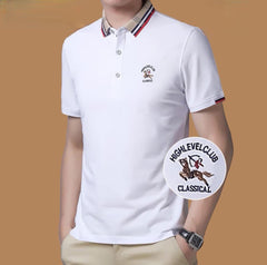 Premium Classical Men's Polo T Shirt Short Sleeve